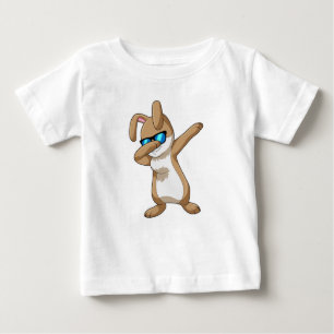 T-shirt Pour Bébé Lapin à Hip hop Dance Dab