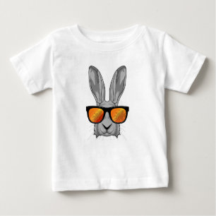 T-shirt Pour Bébé Lapin avec lunettes de soleil