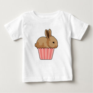 T-shirt Pour Bébé Lapin avec muffin