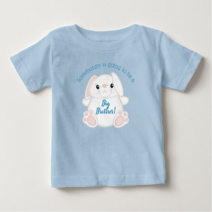 T-shirt Pour Bébé Lapin Baby shower lapin bleu