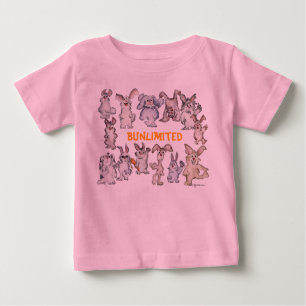 T-shirt Pour Bébé Lapin Cartoon lapins Drôle Baby