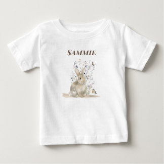 T-shirt Pour Bébé Lapin de bois personnalisé pour bébé
