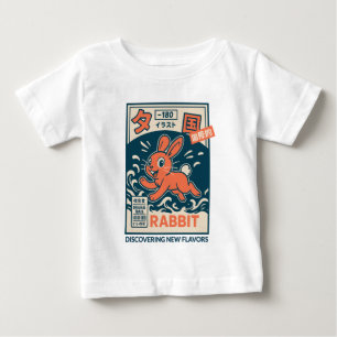 T-shirt Pour Bébé Lapin Manga