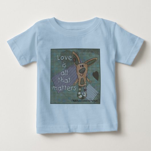 T-shirt Pour Bébé Lapin primitif (Devant)