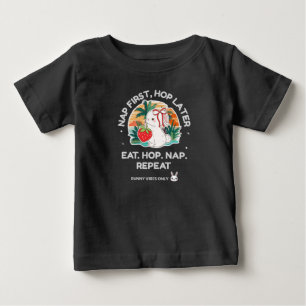 T-shirt Pour Bébé Lapin Rêve de Fraise