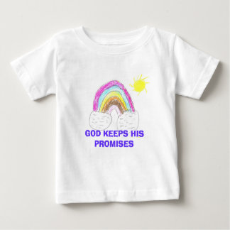 T-shirt Pour Bébé l'arc-en-ciel, un DIEU GARDE SES PROMESSES