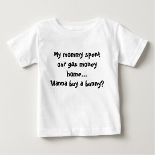 T-shirt Pour Bébé L'argent de lapin badine la chemise