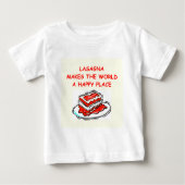 T-shirt Pour Bébé lasagne (Devant)