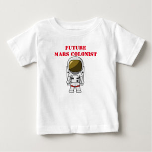 T-shirt Pour Bébé L'astronaute Mars Colonist Baby Romper