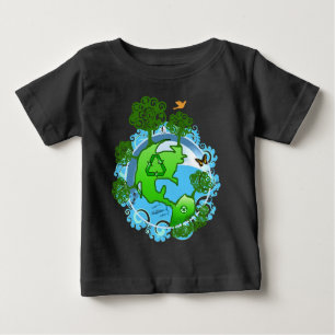 T-shirt Pour Bébé Lauréat du prix TBA Un recyclage mondial