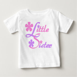 T-shirt Pour Bébé Lavande et soeur de rose petite
