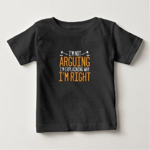 T-shirt Pour Bébé L'Avocat Explique Pourquoi J'Ai Raison