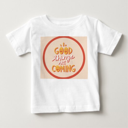 T-shirt Pour Bébé Le beau design (Devant)