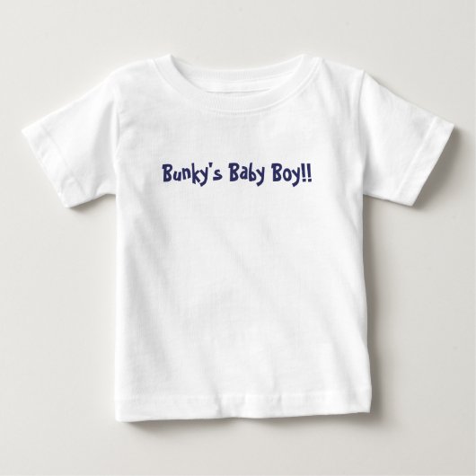T-shirt Pour Bébé Le bébé de Bunky ! ! (Devant)