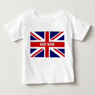 T-shirt Pour Bébé Le bébé d'Union Jack principal le drapeau de