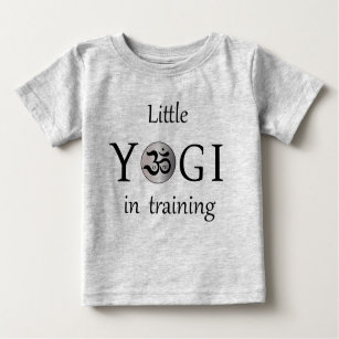 T-shirt Pour Bébé Le bébé mignon de yoga de yogi de zen de l'OM