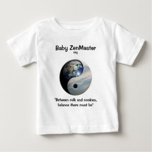 T-shirt Pour Bébé Le bébé ZenMaster disent… (Personnalisez-le !)