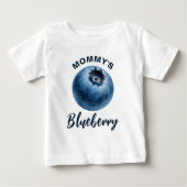 T-shirt Pour Bébé Le bleuet de maman (Devant)