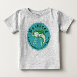 T-shirt Pour Bébé Le Buddy de pêche préféré de Papa