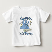 T-shirt Pour Bébé Le camping est l'intention (Devant)