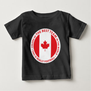 T-SHIRT POUR BÉBÉ LE CANADA SHIELD