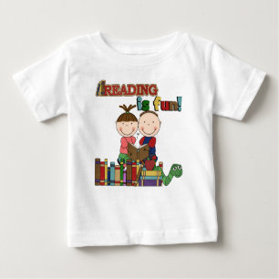 T-shirt Pour Bébé Le chiffre lecture de bâton d'enfants est
