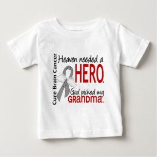 T-shirt Pour Bébé Le ciel a eu besoin d'une grand-maman de cancer du
