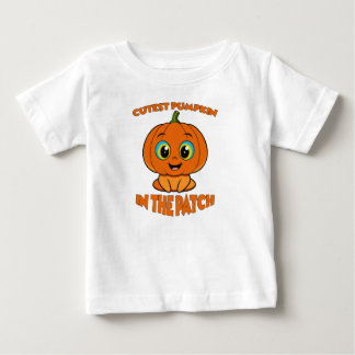 T-SHIRT POUR BÉBÉ LE CITROUILLE LE PLUS COPIEUX DU PATCH