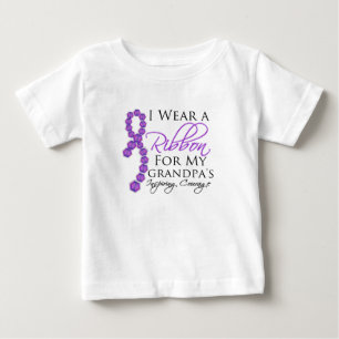 T-shirt Pour Bébé Le courage de inspiration du grand-papa - Cancer