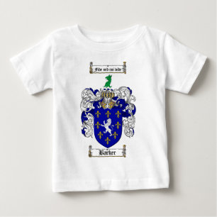 T-SHIRT POUR BÉBÉ LE CREST DE FAMILLE DE BARKER - MANTEAU DE BARKER