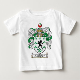 T-SHIRT POUR BÉBÉ LE CREST DE FAMILLE DE GALLAGHER - MANTEAU DE