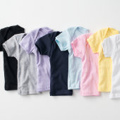 T-shirt Pour Bébé Le crocodile frais écoute la musique (Couleurs)