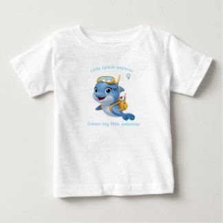 T-shirt Pour Bébé Le dauphin, Little Splash Explorer