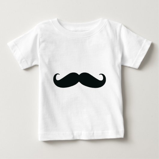 T-shirt Pour Bébé Le design de la moustache (Devant)