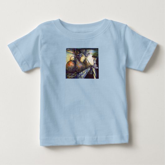 T-shirt Pour Bébé Le destin hurlant de la vie (Devant)