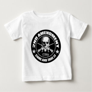 T-shirt Pour Bébé Le deuxième amendement viennent lui prendre le