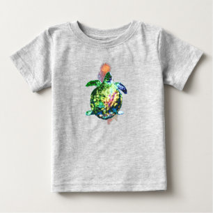 T-shirt Pour Bébé Le doigt de couleur cosmique