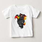 T-shirt Pour Bébé Le feu d'Elephante (Devant)