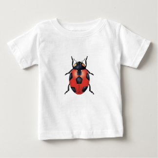 T-shirt Pour Bébé Le football de coccinelle