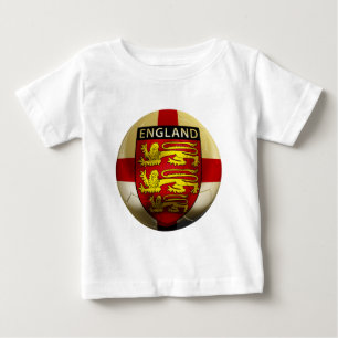 T-shirt Pour Bébé Le football de l'Angleterre