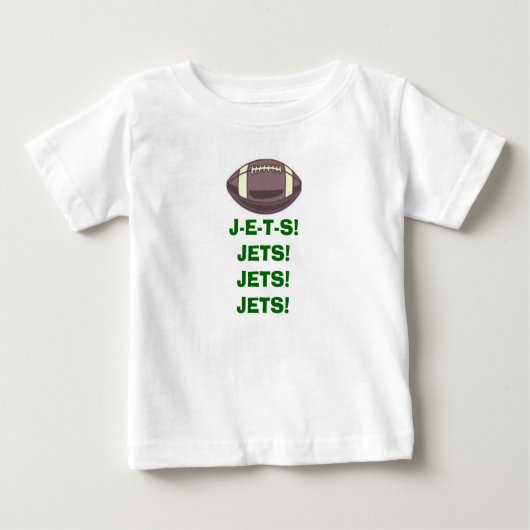 T-shirt Pour Bébé le football, JETS ! JETS ! JETS ! JETS ! (Devant)