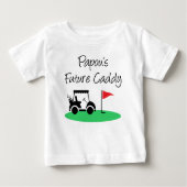 T-shirt Pour Bébé Le futur Caddy de Papou (Devant)