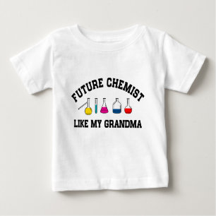 T-shirt Pour Bébé Le futur chimiste aiment ma grand-maman