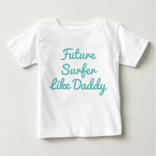 T-shirt Pour Bébé Le futur surfeur comme papa