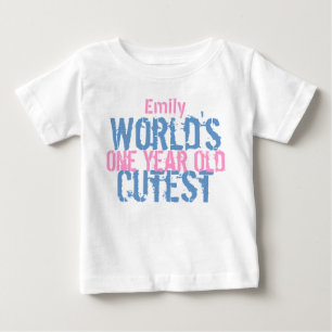 T-shirt Pour Bébé Le G300 de 1 an le plus mignon du monde de cadeau