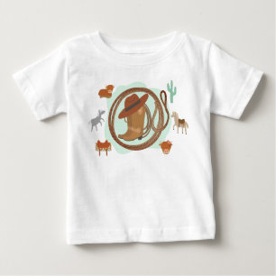 T-shirt Pour Bébé Le garçon Cowboy