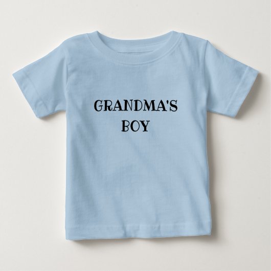 T-shirt Pour Bébé Le garçon de grand-mère (Devant)