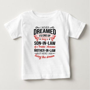 T-shirt Pour Bébé Le gendre d'une belle-mère mondaine