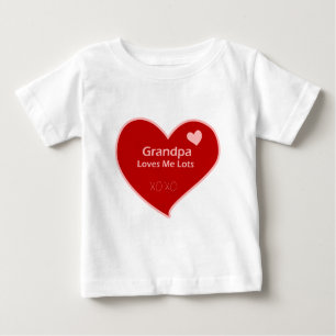 T-shirt Pour Bébé Le grand-papa m'aime des sorts