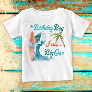T-shirt Pour Bébé Le grand surfant anniversaire rétro correspondant